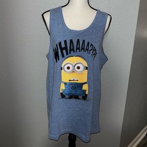 Despicable Me 2 Minions Graphic Tank Top Women's Size L